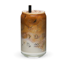  Pisces Zodiac Sign Iced Coffee Can-shaped glass 16oz.