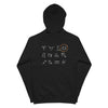 Cancer Zodiac Sign fleece zip up hoodie
