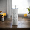 Aries Steel 20 oz Tumbler and Straw