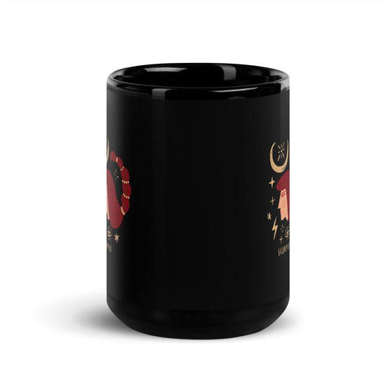 Scorpio Black Glossy Mug
