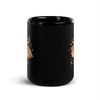 Leo Zodiac Sign Black Glossy Mug