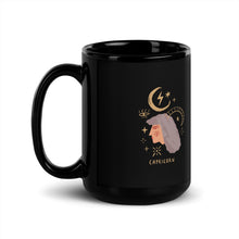  Capricorn Zodiac Sign Black Glossy Mug