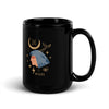 Pisces Zodiac Sign Black Glossy Mug