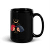 Gemini Zodiac Sign Black Glossy Mug