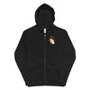 Libra Zodiac Sign Fleece zip up hoodie
