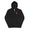 Aries Zodiac Sign Fleece zip up hoodie