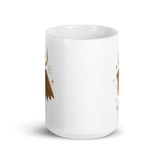 Leo Zodiac Sign White Glossy Mug | 15 oz