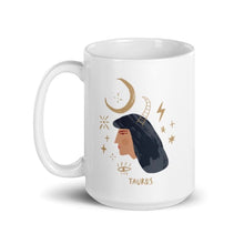  Taurus Zodiac Sign White Glossy Mug | 15 oz